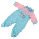 Trendy Clothes Set Long Sleeve Jumpsuit Casual Outfits for 14inch American Doll Accs Light Blue