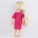 Lovely Night-Robe Bathrobe Pajamas Decor Rose Red for 16inch Salon Doll Accessories