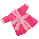 Lovely Night-Robe Bathrobe Pajamas Decor Rose Red for 16inch Salon Doll Accessories