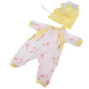 Baby Doll Clothes Lovely Jumpsuit Pajamas Outfit Fits 16'' inch Sharon Girl Dolls and More Yellow