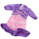 Handmade Lovely Doll Clothes Dress Outfits Costumes For 14 Inch American Doll Christmas Birthday Gift -Purple