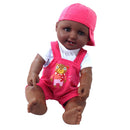 Realistic Baby Boy Black Dolls 50cm African Doll Vinyl Reborn Baby Toy For Children Birthday Gift