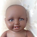 Realistic Baby Boy Black Dolls 50cm African Doll Vinyl Reborn Baby Toy For Children Birthday Gift