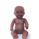 Realistic Baby Boy Black Dolls 50cm African Doll Vinyl Reborn Baby Toy For Children Birthday Gift