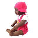 Realistic Baby Boy Black Dolls 50cm African Doll Vinyl Reborn Baby Toy For Children Birthday Gift