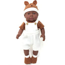 41cm Lifelike Baby Boy Doll Vinyl African-American Newborn Infant Doll