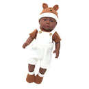 41cm Lifelike Baby Boy Doll Vinyl African-American Newborn Infant Doll