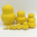 10 Pieces Russian Nesting Dolls Matryoshka Wood Stacking Nested Set Handmade Toys for Children Kids Birthday Gift,Home Decorations