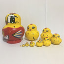 Yellow Chicks Russian Nesting Doll Babushka Matryoshka Stacking Dolls Set 10 Pieces Xmas Gift Christmas Decorations