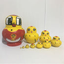 Yellow Chicks Russian Nesting Doll Babushka Matryoshka Stacking Dolls Set 10 Pieces Xmas Gift Christmas Decorations