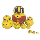 Yellow Chicks Russian Nesting Doll Babushka Matryoshka Stacking Dolls Set 10 Pieces Xmas Gift Christmas Decorations