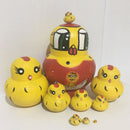 Yellow Chicks Russian Nesting Doll Babushka Matryoshka Stacking Dolls Set 10 Pieces Xmas Gift Christmas Decorations