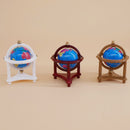 1/12 Dolls House Miniature 2pieces Mini Globe With White Stand Office Home Accessory