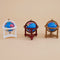 1/12 Dolls House Miniature 2pieces Mini Globe With White Stand Office Home Accessory
