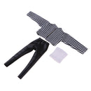 Adorable White Vest Striped Jacket Skinny Pants Clothes for Blythe Pullip Azone Doll Casual Wear