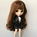 12inch Dolls Clothes PU Leather Jacket Shorts Pants Vest for Blythe Takara Azone Party Dress Up