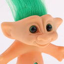 Dollhouse Miniature Retro Troll Doll Leprocauns Figures Toy Cake Pencil Toppers Kids Children School Project