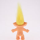 Yellow Hair Vintage Lucky Troll Doll Dollhouse Mini Action Figures Toy Cake Toppers Party Favors Crafts
