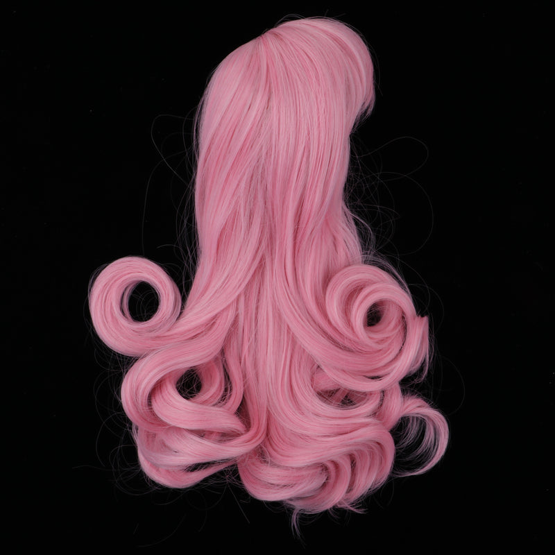 1/3 Ball Jointed Doll BJD Full Wig Long Curly Hair For Sharon Doll for DOD for Volks Doll Hairpiece Supplies Accessory Pink