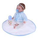 Lifelike 18inch Reborn Doll Vinyl Silicone Newborn Baby Doll Kids Sleeping Toy Creative Birthday Wedding Gift