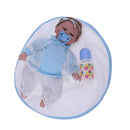 Lifelike 18inch Reborn Doll Vinyl Silicone Newborn Baby Doll Kids Sleeping Toy Creative Birthday Wedding Gift