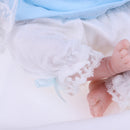 Lifelike 18inch Reborn Doll Vinyl Silicone Newborn Baby Doll Kids Sleeping Toy Creative Birthday Wedding Gift
