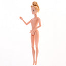 BJD Nude Doll 1/6 Doll 12 Ball Jointed Dolls Girl Doll with Makeup Head for DIY Dolls (Blonde Hair)