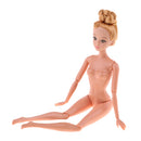 BJD Nude Doll 1/6 Doll 12 Ball Jointed Dolls Girl Doll with Makeup Head for DIY Dolls (Blonde Hair)