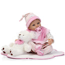 OtardDolls 55m Soft Silicone Handcraft Newborn Baby Dolls Realistic Looking Reborn Doll Baby Toddler Kids Gift
