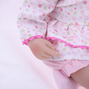 Real Touch 16inch Reborn Doll Half Silicone Newborn Baby Doll Kids Sleeping Toy Accompany Toy ChildrenÂ’s Clothes Model