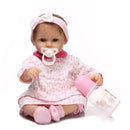 Real Touch 16inch Reborn Doll Half Silicone Newborn Baby Doll Kids Sleeping Toy Accompany Toy ChildrenÂ’s Clothes Model