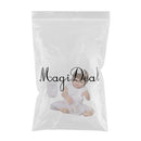 57cm Adorable Silicone Princess Reborn Doll Model in White Dress Outfit Accessories