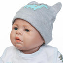 48cm Adorable Silicone Princess Reborn Baby Boy Doll Model in Bibs, Jumpsuit Outfit Accessories