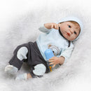 OtardDolls 57m Soft Silicone Handcraft Newborn Baby Dolls Realistic Looking Reborn Doll Baby Toddler Kids Gift