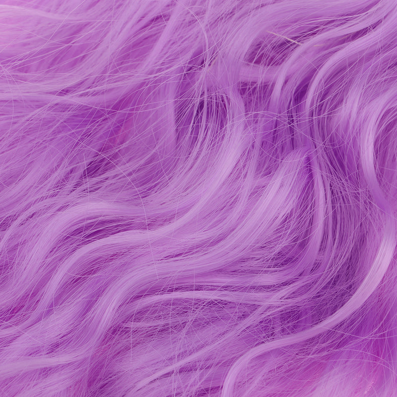 1/4 Girl Doll Hair Long Wavy Wig Purple for BJD Pullip DZ MSD Doll DIY Making Accessories