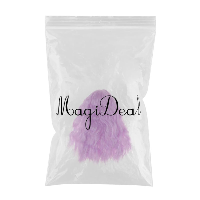 1/4 Girl Doll Hair Long Wavy Wig Purple for BJD Pullip DZ MSD Doll DIY Making Accessories