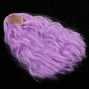 1/4 Girl Doll Hair Long Wavy Wig Purple for BJD Pullip DZ MSD Doll DIY Making Accessories
