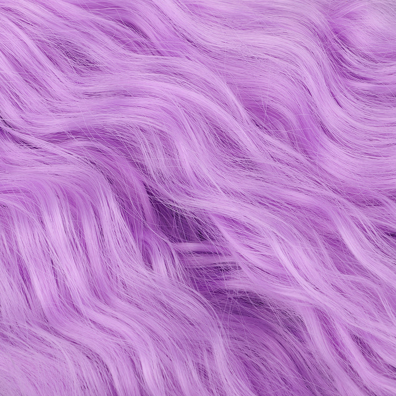 1/4 Girl Doll Hair Long Wavy Wig Purple for BJD Pullip DZ MSD Doll DIY Making Accessories