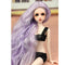 1/4 Girl Doll Hair Long Wavy Wig Purple for BJD Pullip DZ MSD Doll DIY Making Accessories