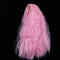 1/4 BJD Doll DIY Wig Lovely Long Curly Hair, DIY Wig Hair High-temperature Wire Handmade Hairpiece Doll Wig (Pink)