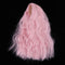 1/4 BJD Long Loose Wave Wig Hairpiece for Dollfie MSD DZ Dolls Clothes Decor Kits Pink