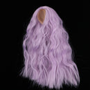 Hair Wig Centre Parting Hair Accessories for BJD MSD DOD Dollfie Doll Not for Human - Purple