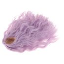 Hair Wig Centre Parting Hair Accessories for BJD MSD DOD Dollfie Doll Not for Human - Purple