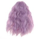Hair Wig Centre Parting Hair Accessories for BJD MSD DOD Dollfie Doll Not for Human - Purple