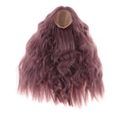 Hair Wig Centre Parting Hair Accessories for BJD MSD DOD Dollfie Doll Not for Human - Brown