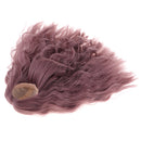 Hair Wig Centre Parting Hair Accessories for BJD MSD DOD Dollfie Doll Not for Human - Brown