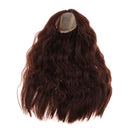 1/4 BJD Doll DIY Wig Lovely Long Curly Hair, DIY Wig Hair High-temperature Wire Handmade Hairpiece Doll Wig (Coffee)