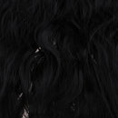 Hair Wig Centre Parting Hair Accessories for BJD MSD DOD Dollfie Doll Not for Human - Black