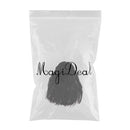Hair Wig Centre Parting Hair Accessories for BJD MSD DOD Dollfie Doll Not for Human - Black