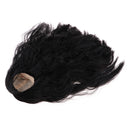 Hair Wig Centre Parting Hair Accessories for BJD MSD DOD Dollfie Doll Not for Human - Black